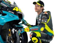 Il mio dottore impenna in moto con il numero 46”