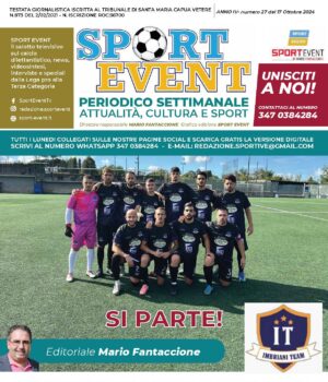 Numero 62 Anno III del settimanale Sport Event